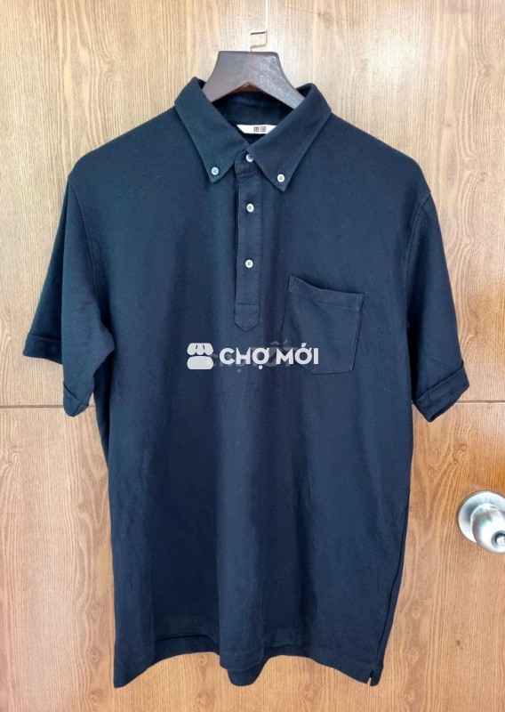 Thanh lí Áo polo Uniqlo đen (70-78kg)