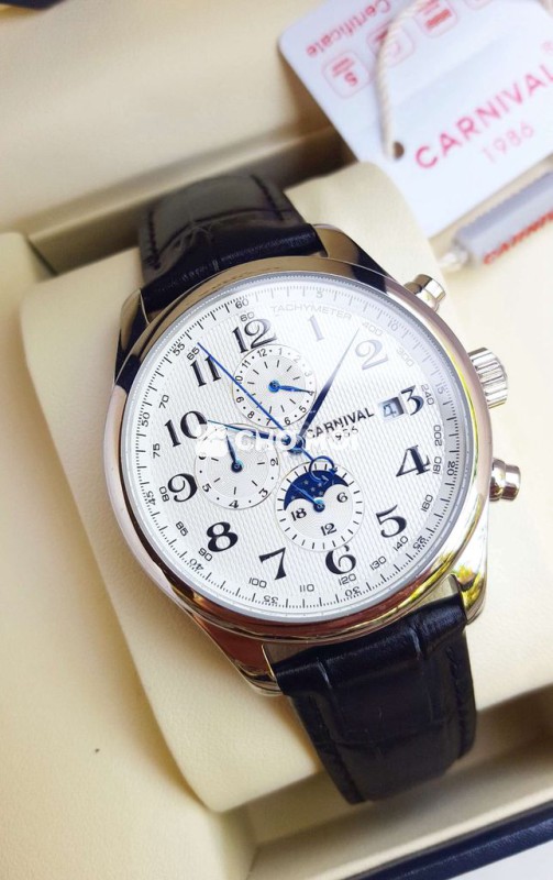 Đồng Hồ Cơ Nam Lịch Trăng Sao Hàng Đẹp Mới Cập Bến