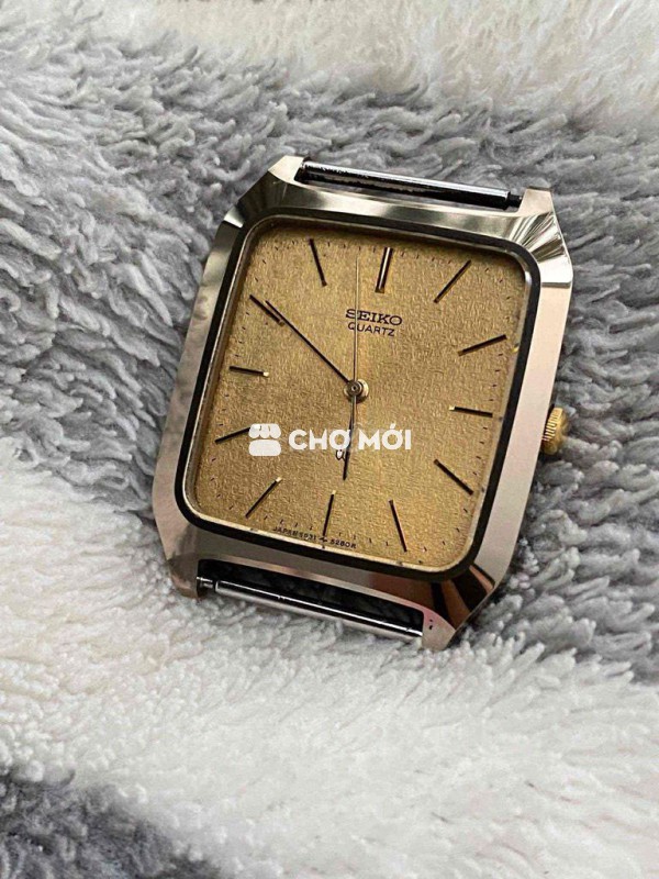 Tank Đá Seiko Dial Vàng sớ cực đẹp