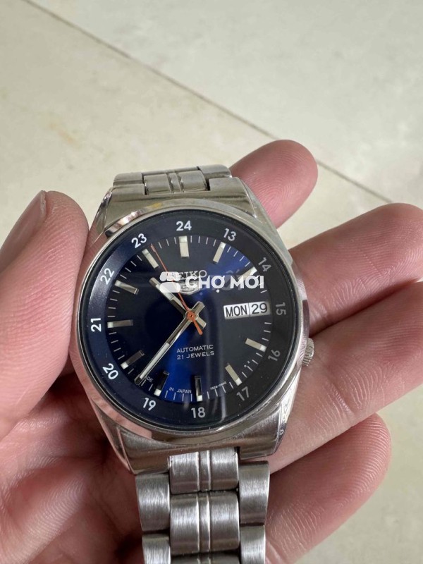 Đồng hồ Seiko Automatic 21 Jewels Nam Bạc
