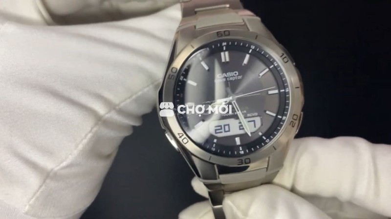 Đồng hồ Casio WVA-M640TD-1A pin năng lượng đẹp cao
