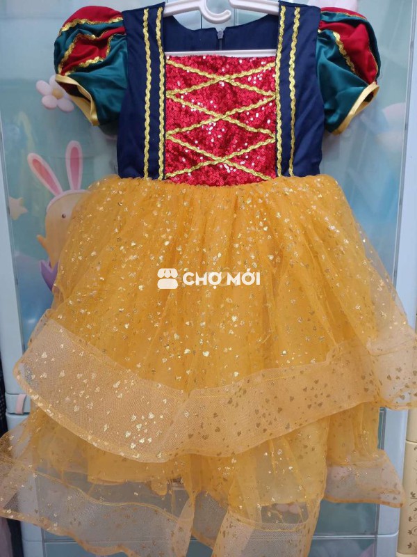 Đầm công chúa bạch tuyết mới 80%
