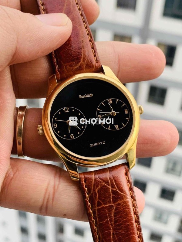 đồng hồ Break Liffe dual time Nhật zin keng chuẩn