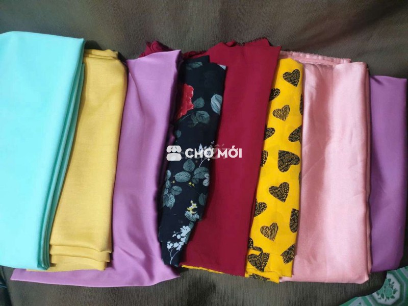 Bán 8 khúc vải may áo dài, bà ba