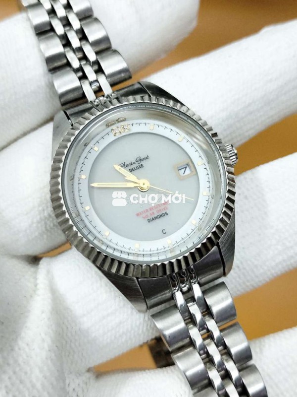 Đồng hồ nữ hàng si Nhật PlantaGenet pin năng lượng