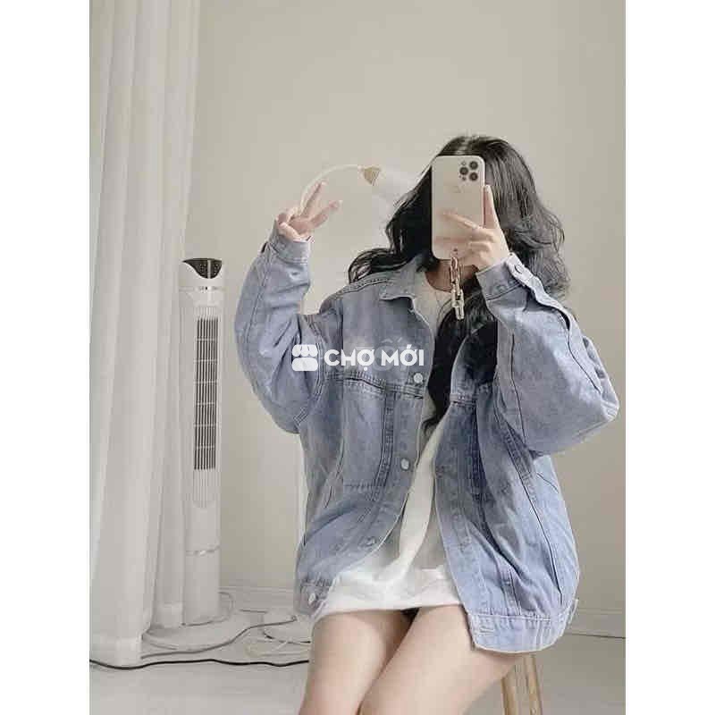 áo khoác bò nữ new 90% freesize