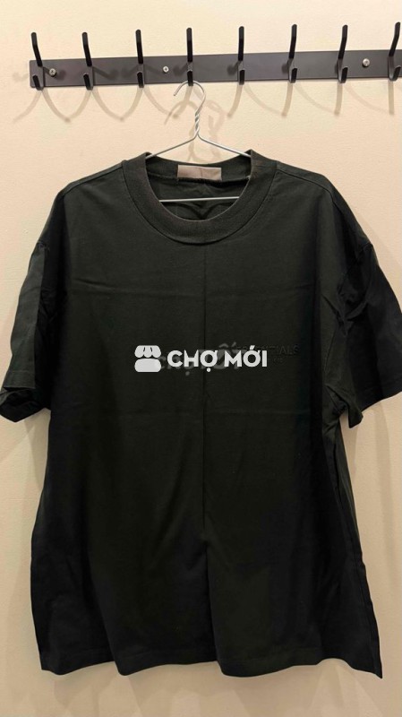Áo thun Essentials nam Đen size M