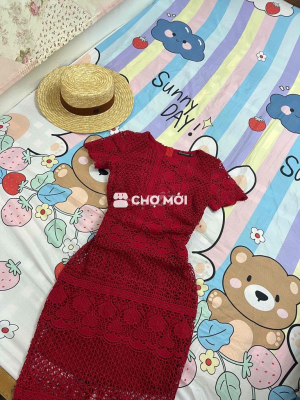 váy ren 2 lớp sz M dáng dài