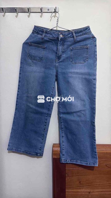 Quần bò ống rộng