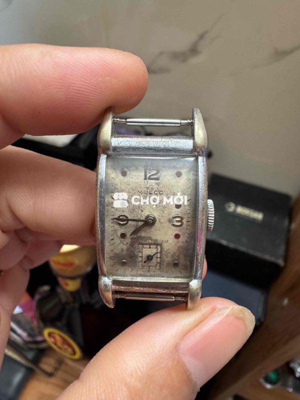 Đồng Hồ cơ cổ Mulco Tank Thụy Sĩ!