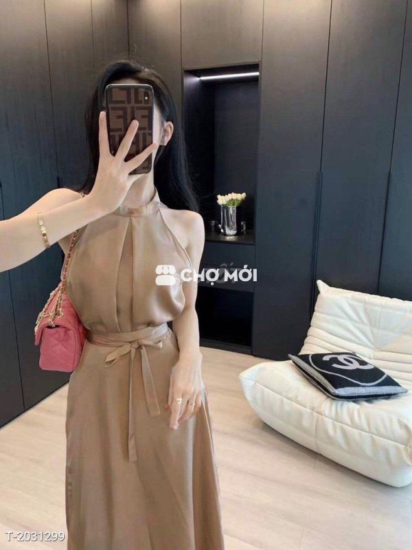 ĐẦM XOÈ CỔ YẾM THẮT NƠ - DT1626 TTS