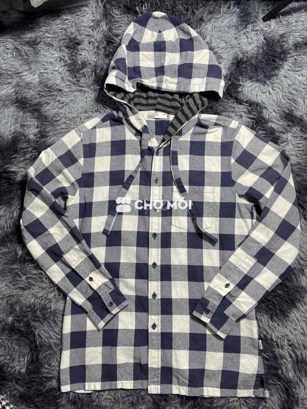 pass áo sơ mi mũ liền bò sữa 80k