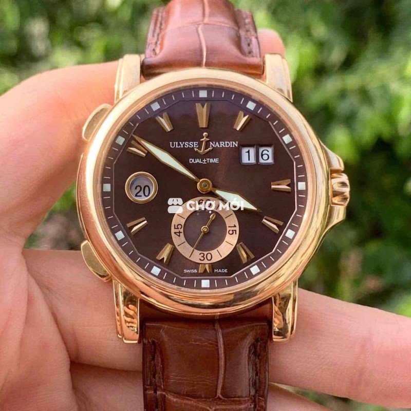 Ulysse Nardin GMT Big Date 42mm vàng hồng 18K