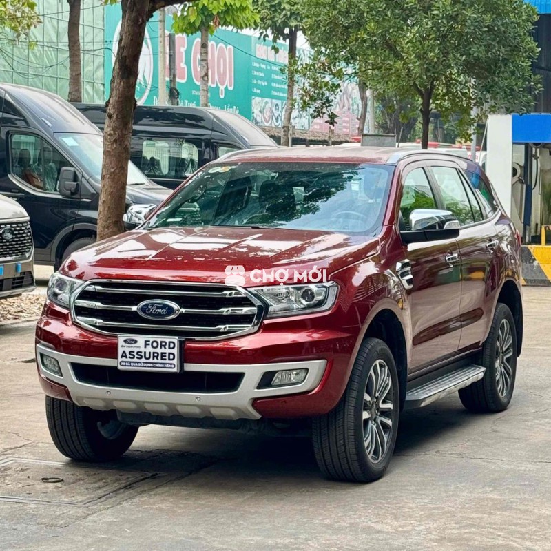 Everest Titanium 2018 1 cầu, màu đỏ, như mới