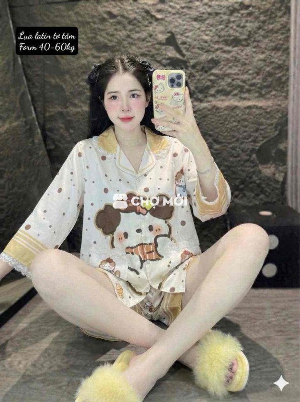 Đồ bộ nữ lụa latin 40-60kg