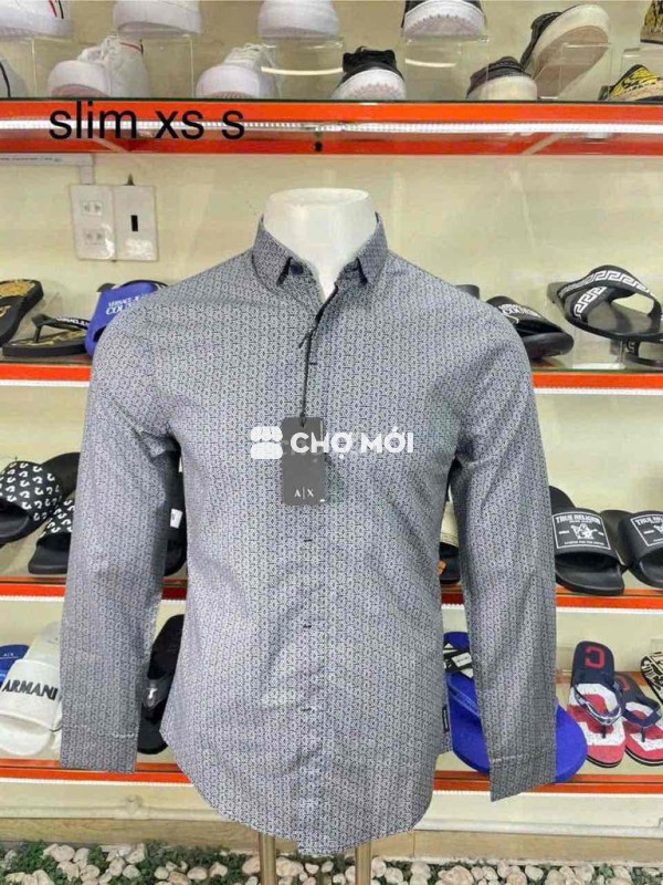 Áo sơ mi A/X nam XS Xám