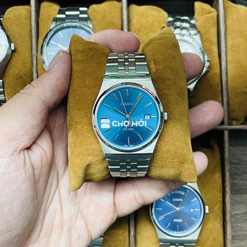 Đồng hồ đeo tay Casio MTP-B145D-2A2VDF Nam Xanh