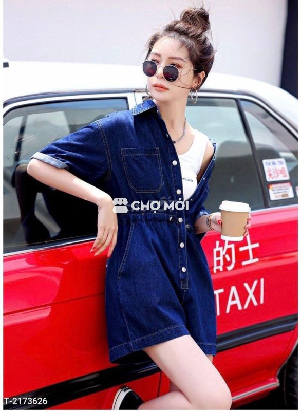 JUMPSUIT DENIM QUẦN SHORT - DT1734