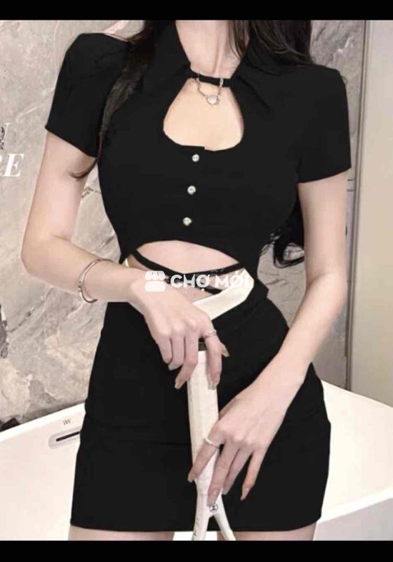 Đầm ôm body Nữ Len gân