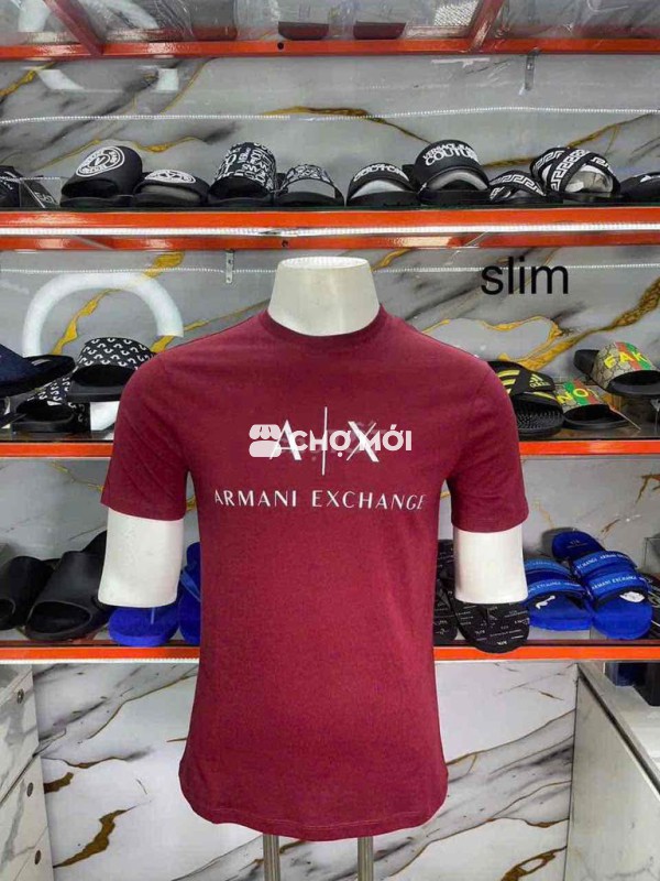 Áo thun Armani Exchange Đỏ đô Nam