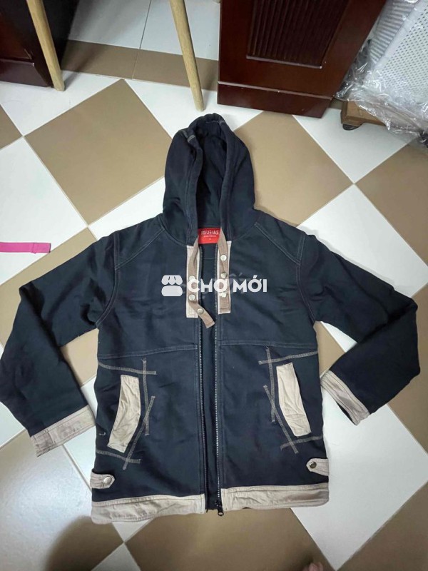 Áo khoác nam FTFJEANS vải Đen size M