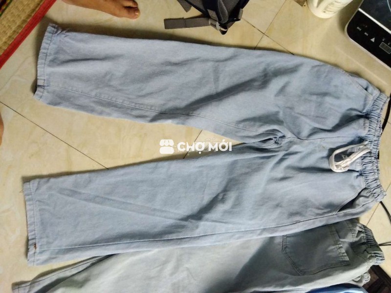 2 cái Quần jean nam ống rộng