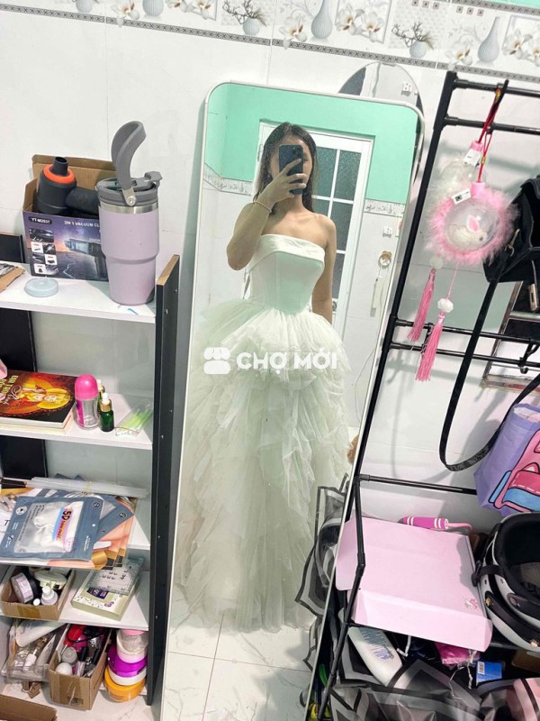 Váy cưới nữ trắng cao cấp