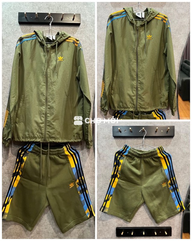 Bộ khoác dù Adidas - chính hãng
