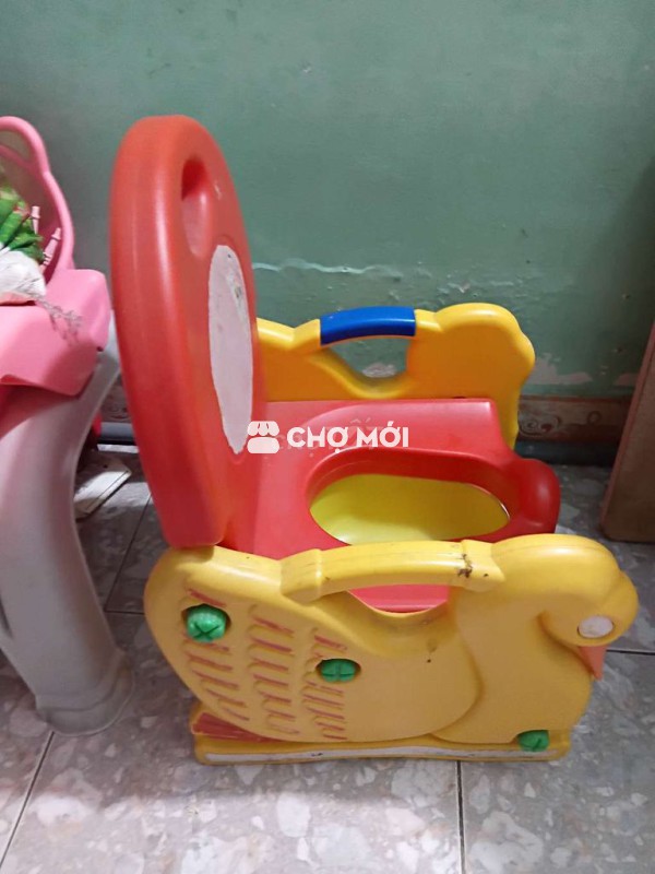 Ghế bô trẻ em nhựa Đỏ Vàng