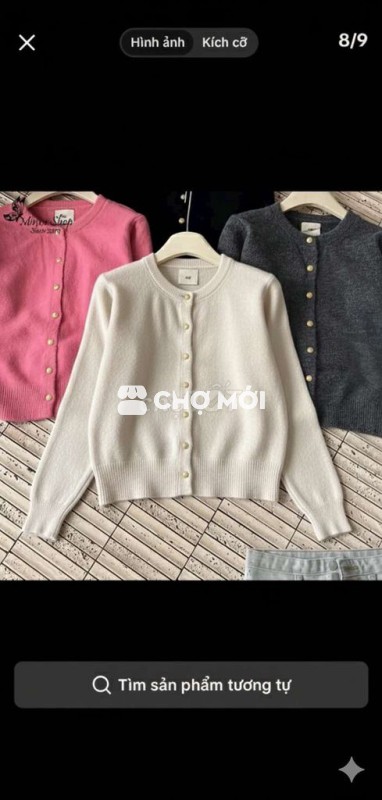 Áo cardigan nữ len lông thỏ