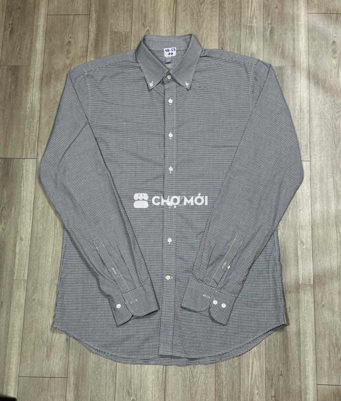 Áo sơ mi Uniqlo Nam Đen trắng size M