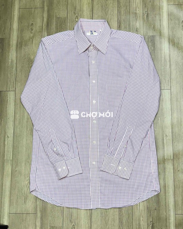 Áo sơ mi Uniqlo Nam Kẻ caro size L