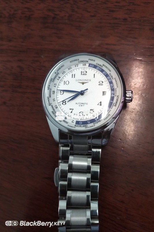 Đồng hồ Longines Automatic GMT Nam Bạc