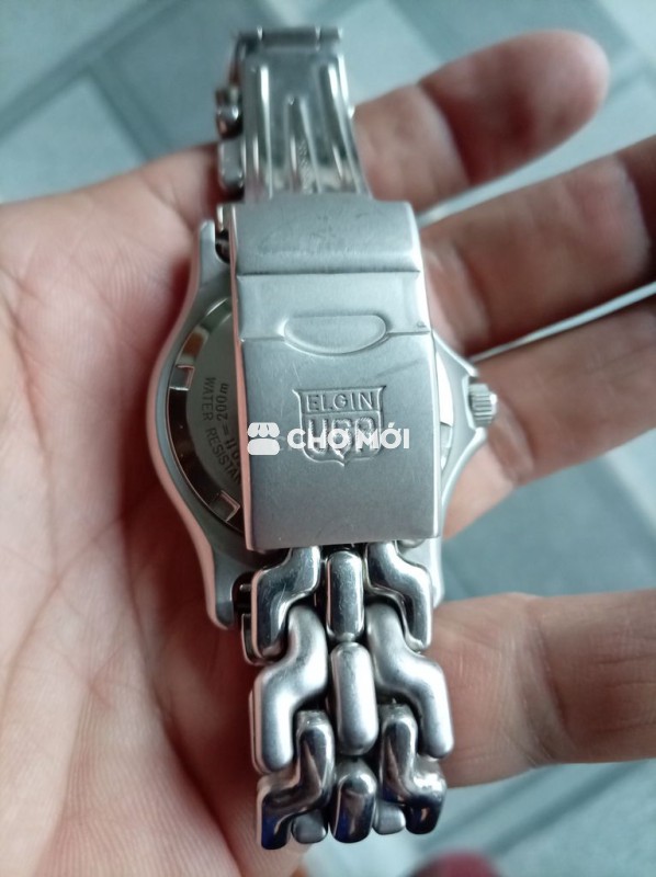 Đồng hồ Elgin Nam Bạc 38mm