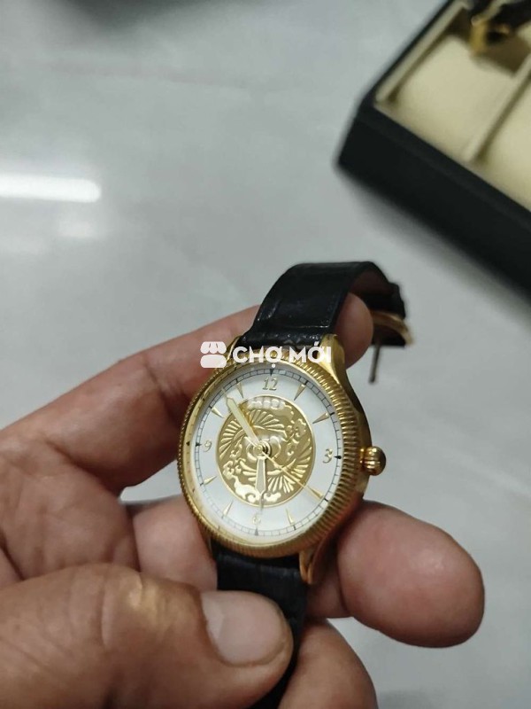 Đồng hồ đeo tay Nam dây da 34mm