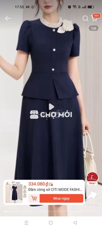 Đầm công sở CITI MODE Nữ Mới 100%
