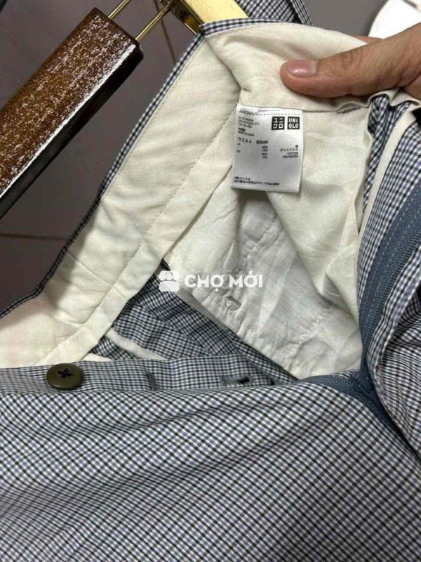 Quần tây nam Uniqlo Polyester