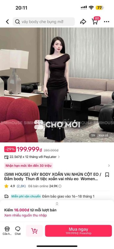 Đồ cá nhân nữ size S, M