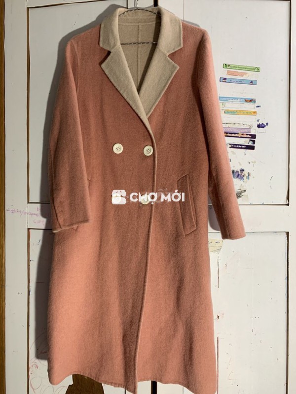 Áo măng tô nữ dạ ép 2 lớp size L