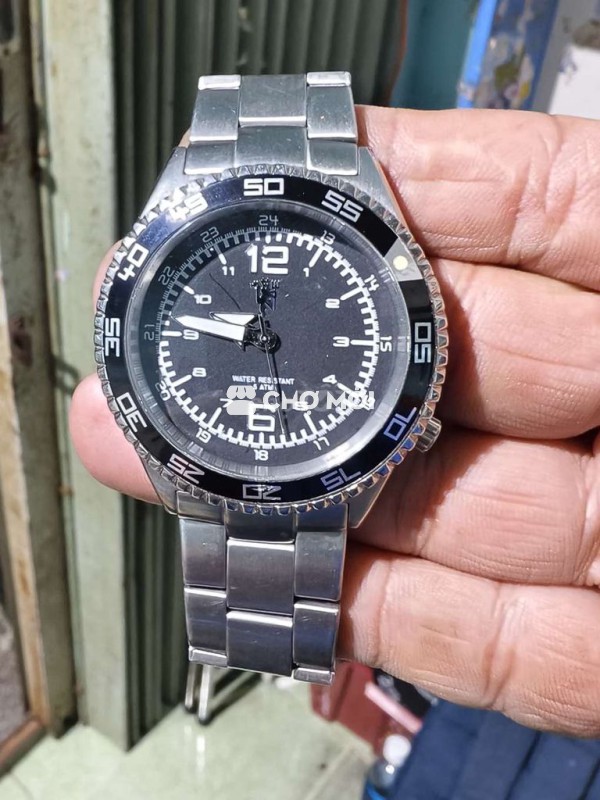 Đồng hồ đeo tay Nam Thép đúc Bạc