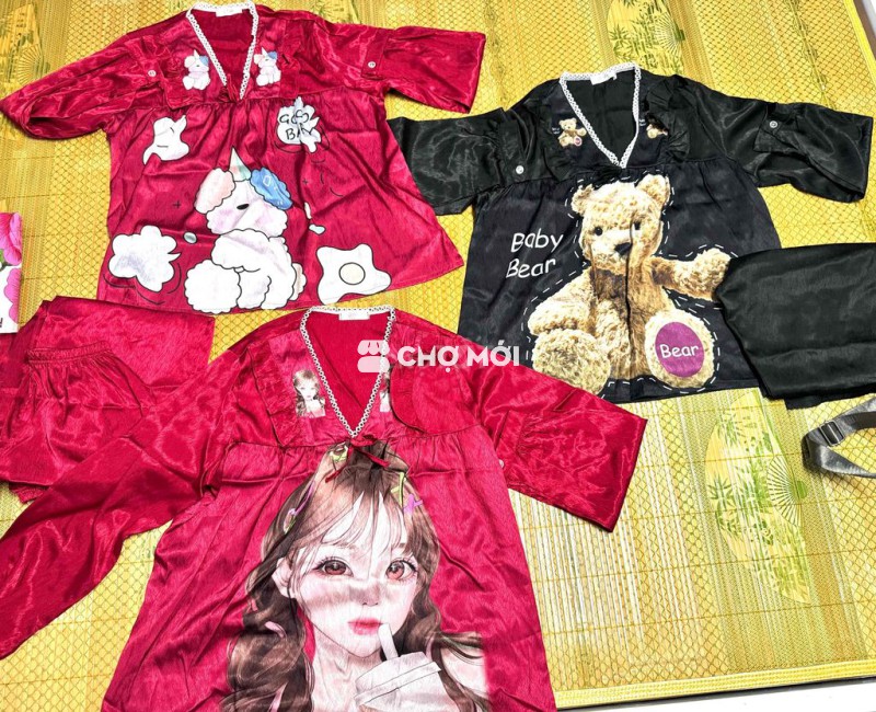 Đồ ngủ nữ vải lụa size M, L