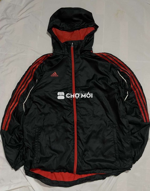 Áo khoác gió Adidas  size L n56 d69 phối đẹp