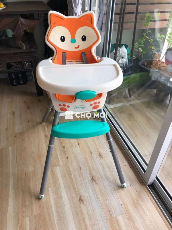 Ghế ăn dặm Infantino Nhựa Cam