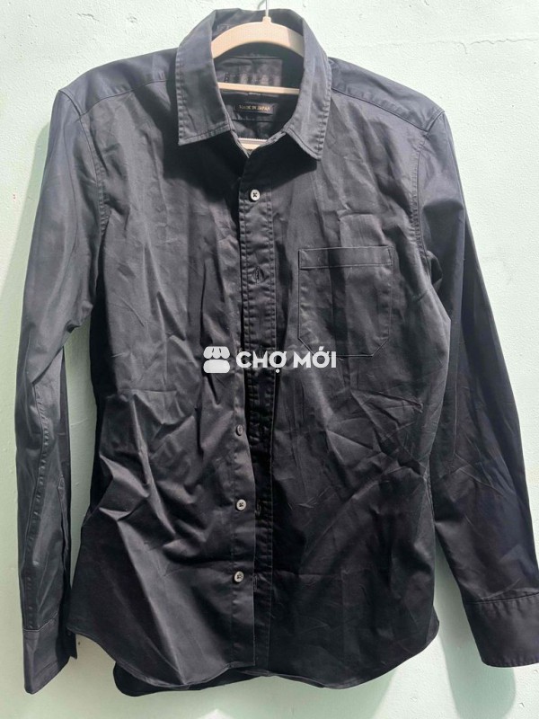 Áo sơ mi Nam Vải Đen Đã sử dụng