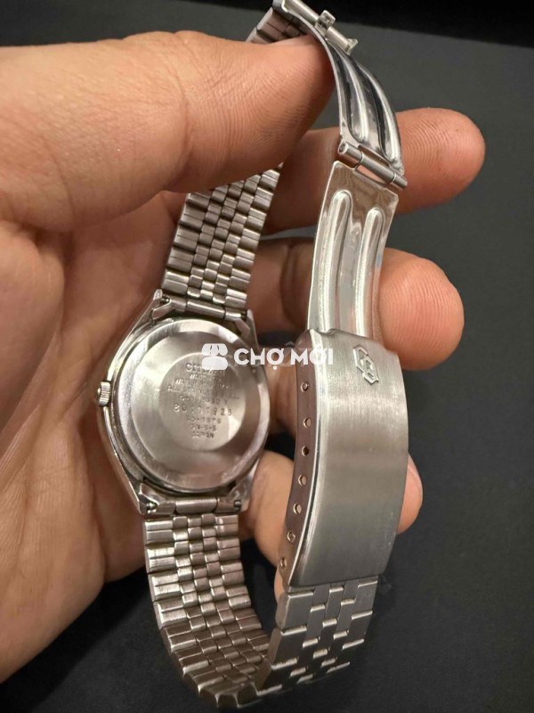 Đồng hồ Citizen Nam kim loại Bạc