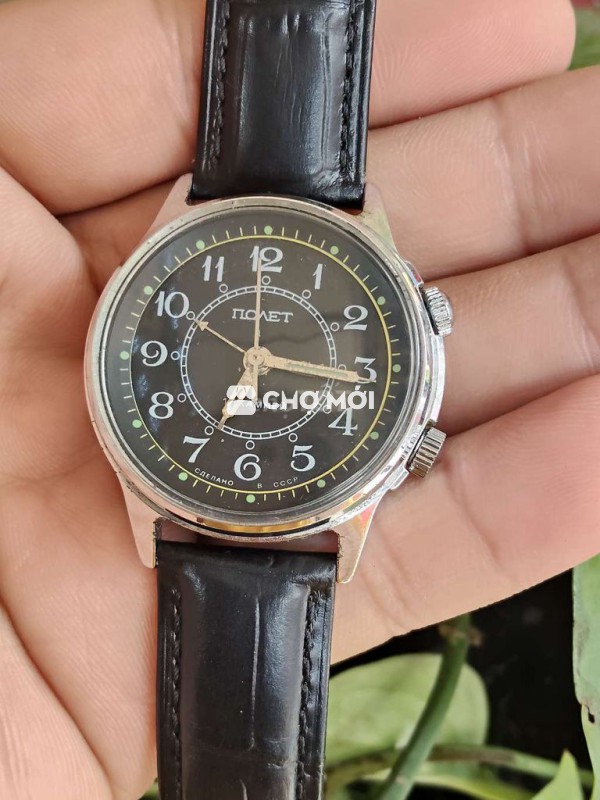 Đồng hồ Poljot Nam Đen 36mm