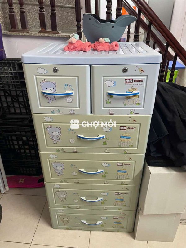 Tủ nhựa Songlong Panda Cabinet 5 tầng