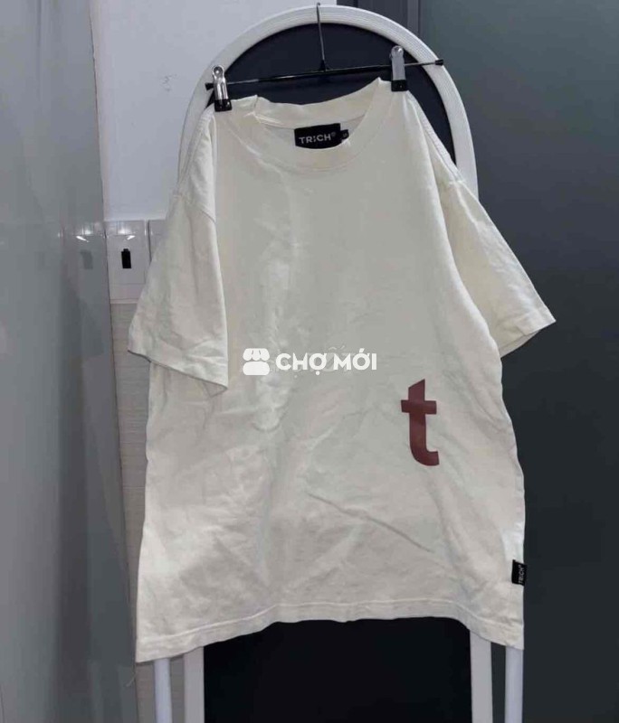 Áo thun Unisex màu Be size M