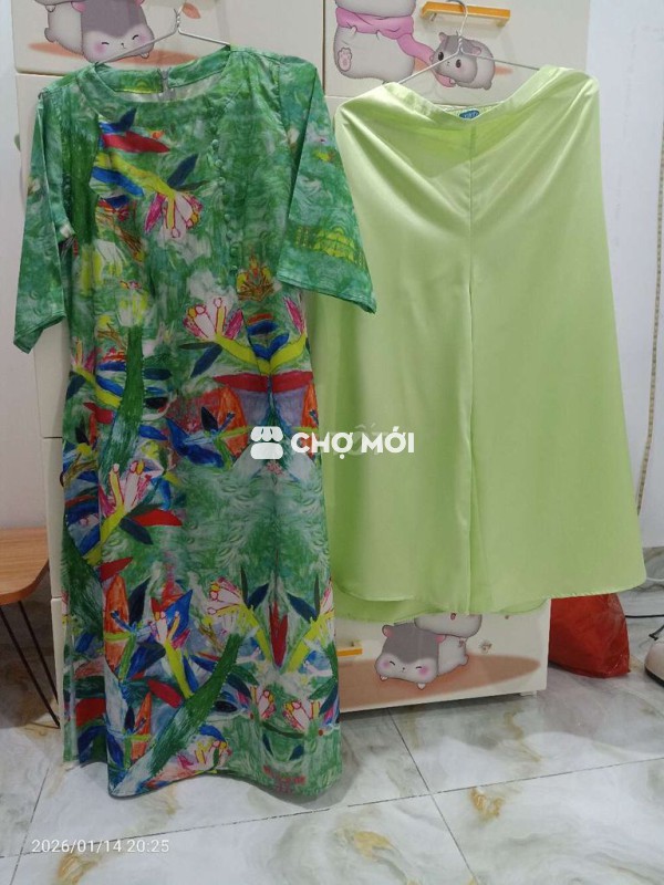 Áo dài Nữ SUNSKY Vải size L