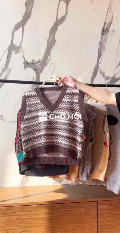 Áo gile len nữ đã qua sử dụng